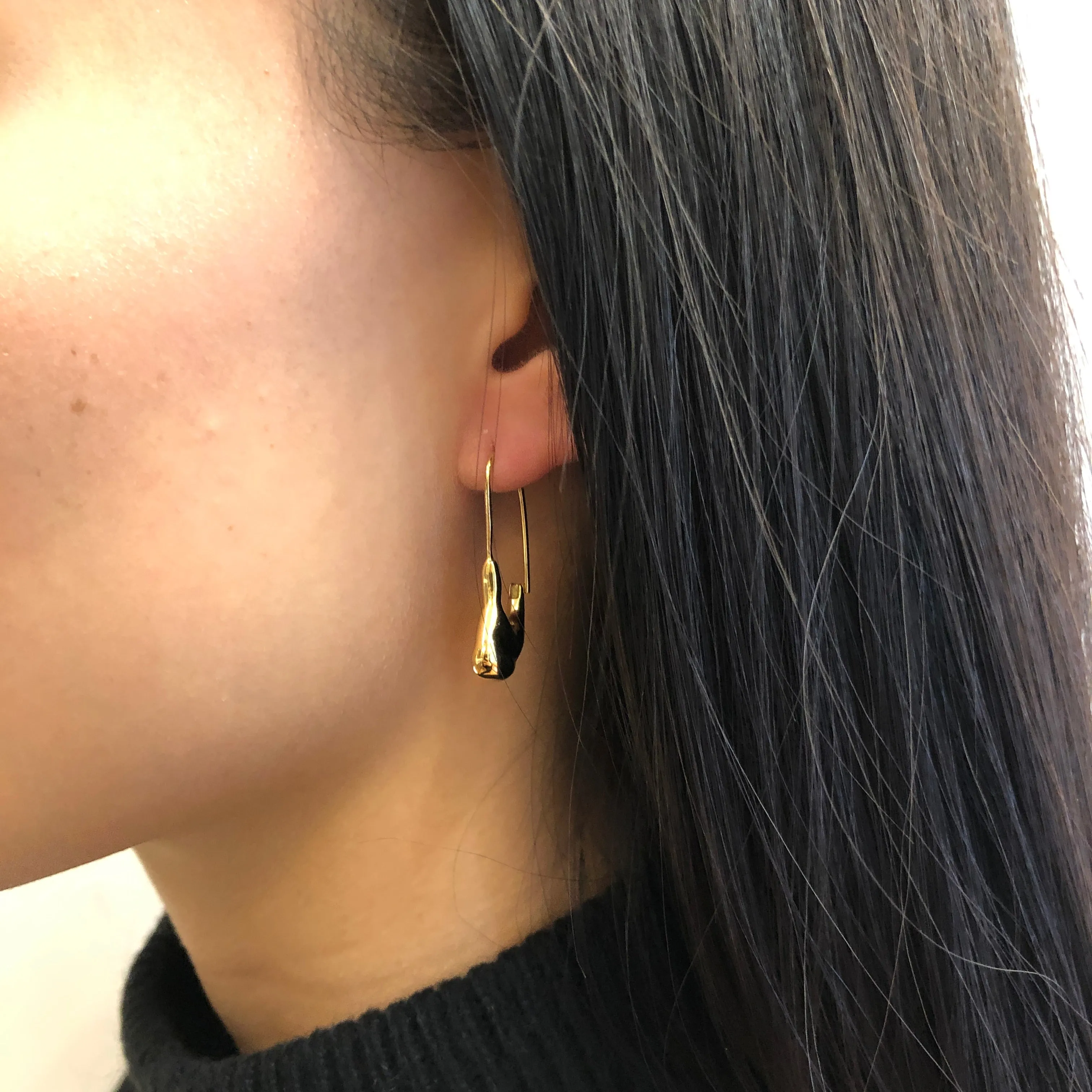 Maria Black Jewellery Pebble Mini Earring, Gold