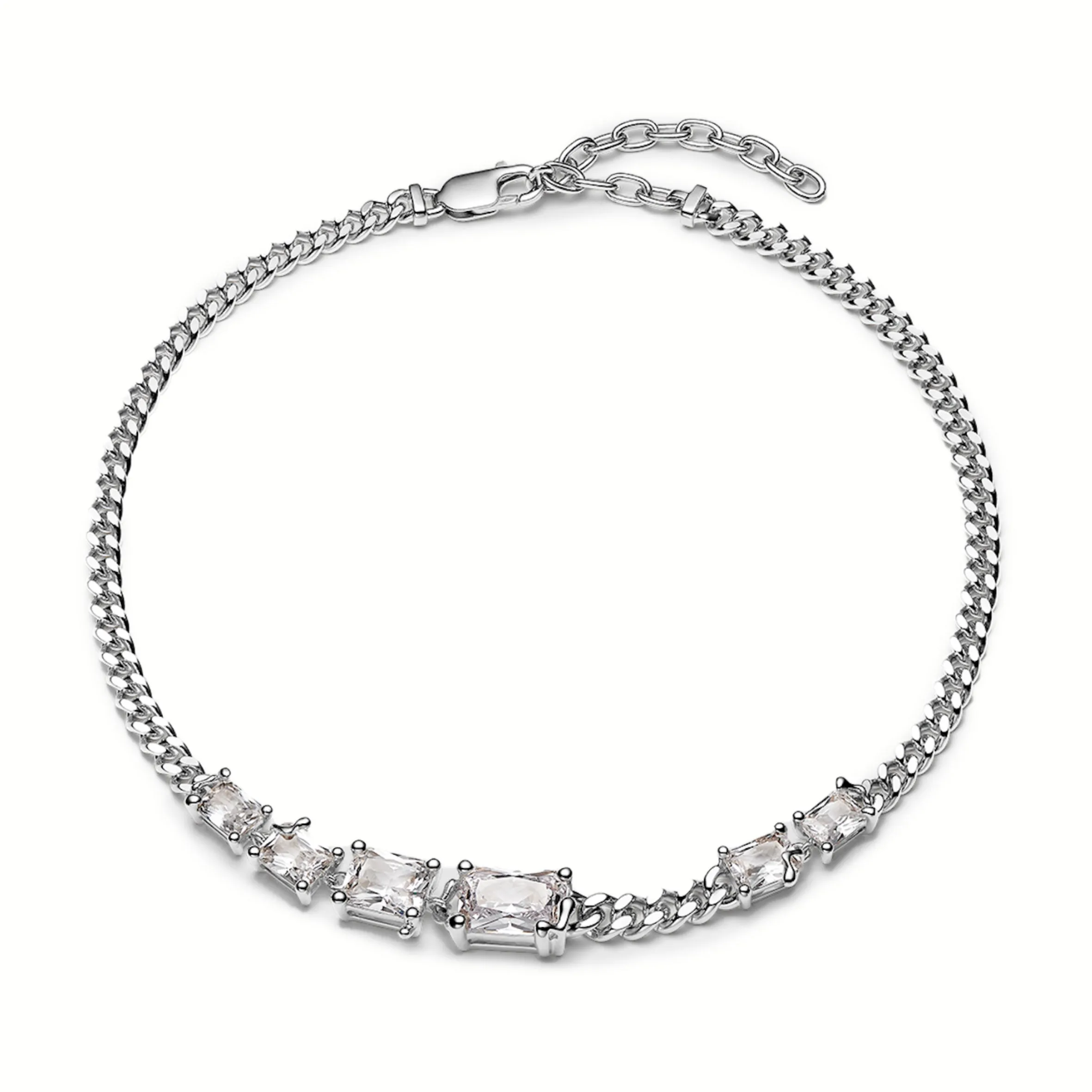 Maria Black Jewellery Roppongi Chandelier Necklace, Silver