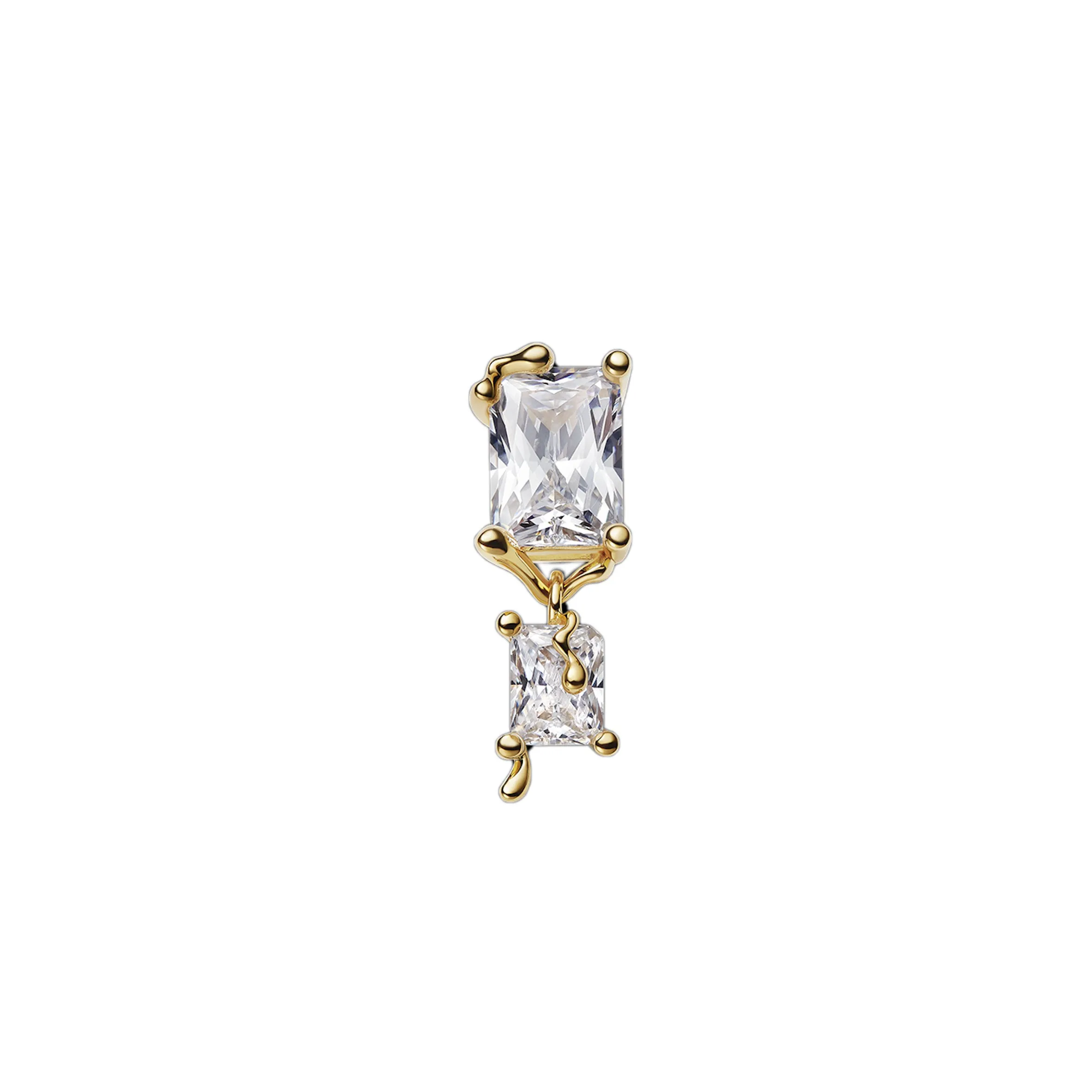 Maria Black Jewellery Roppongi Drop Earring, Gold