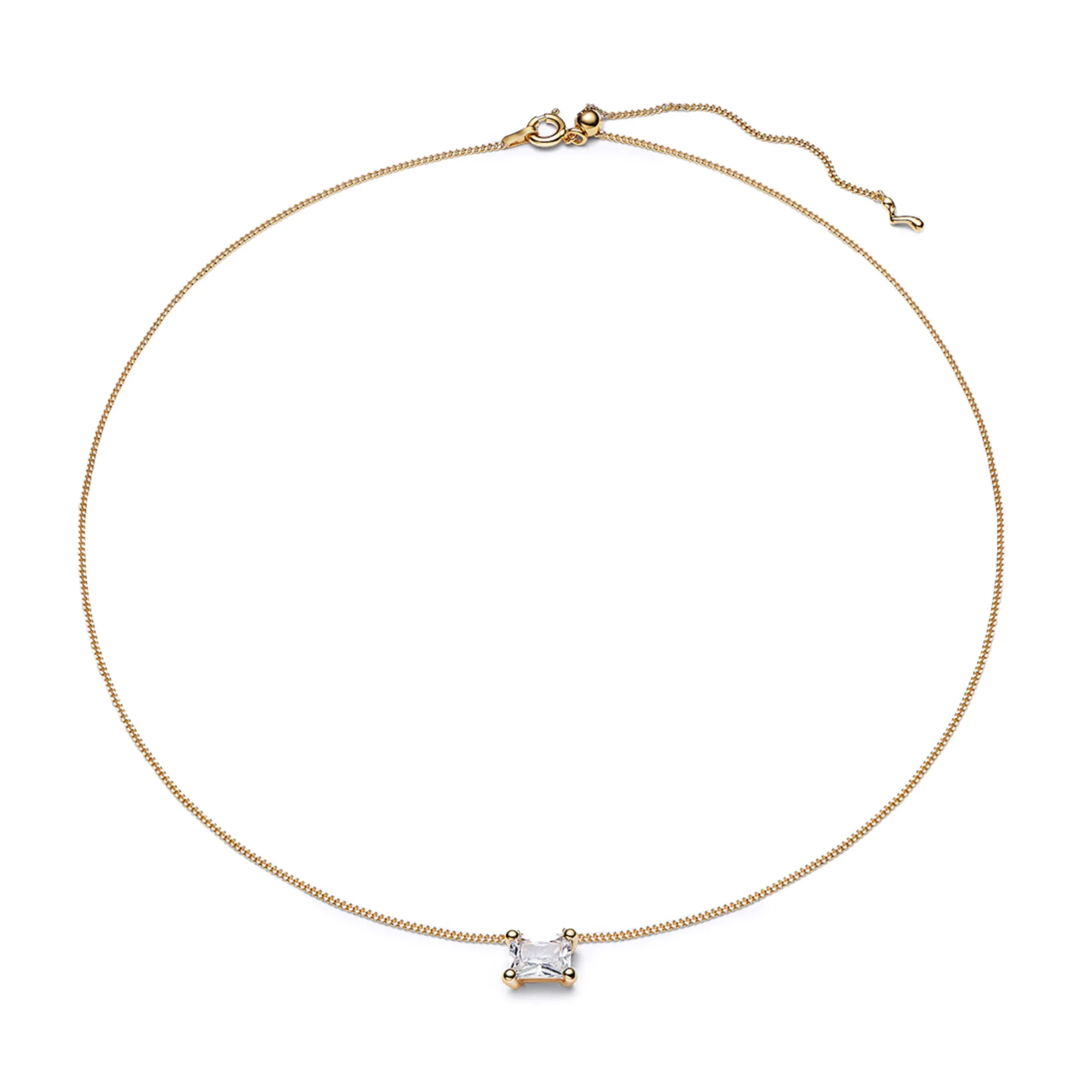 Maria Black Jewellery Roppongi Drop Necklace, Gold