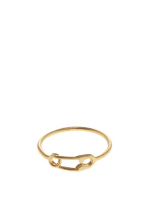 Maria Black Jewellery Safety Ring, Matte Gold