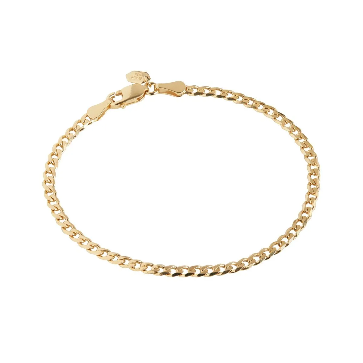 Maria Black Jewellery Saffi Bracelet Medium, Gold High Polished