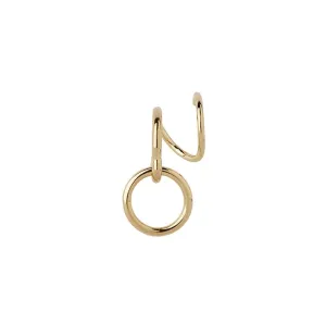 Maria Black Jewellery Saga Twirl Earring, Gold