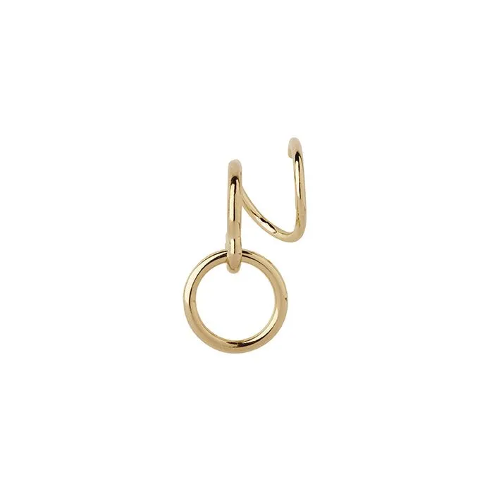 Maria Black Jewellery Saga Twirl Earring, Gold