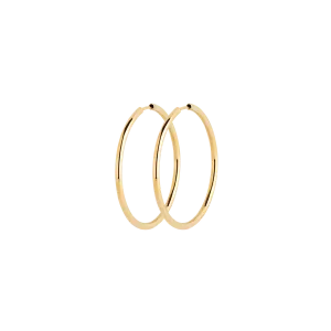 Maria Black Jewellery Senorita 35 Hoop (pair), Gold High Polished