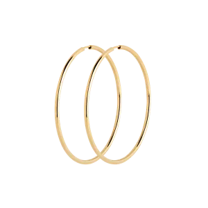 Maria Black Jewellery Senorita 50 Hoop (pair), Gold High Polished