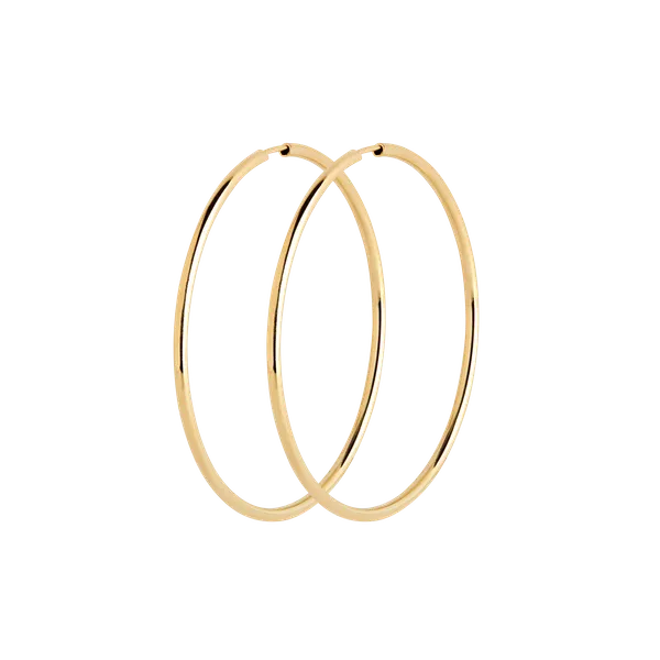 Maria Black Jewellery Senorita 50 Hoop (pair), Gold High Polished
