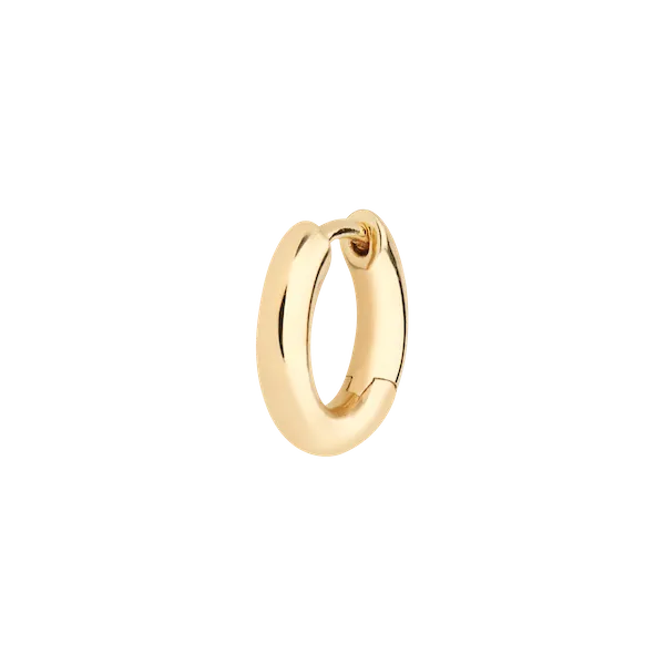 Maria Black Jewellery Slate Huggie 10, Gold HP (Single)
