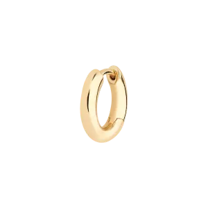 Maria Black Jewellery Slate Huggie 10, Gold HP (Single)