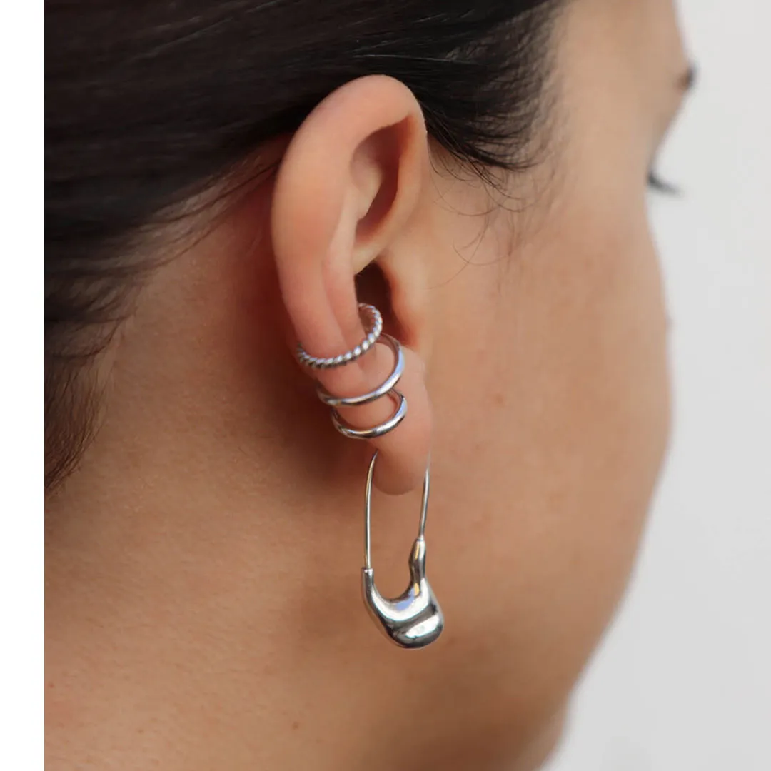 Maria Black Jewellery Sofia Earcuff, Silver