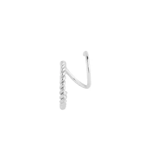 Maria Black Jewellery Sofia Twirl Earring, Silver