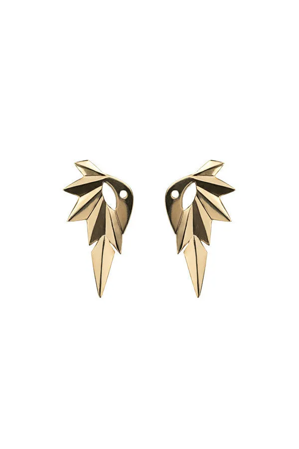 Maria Black Jewellery Wing Reverse Earring, Gold
