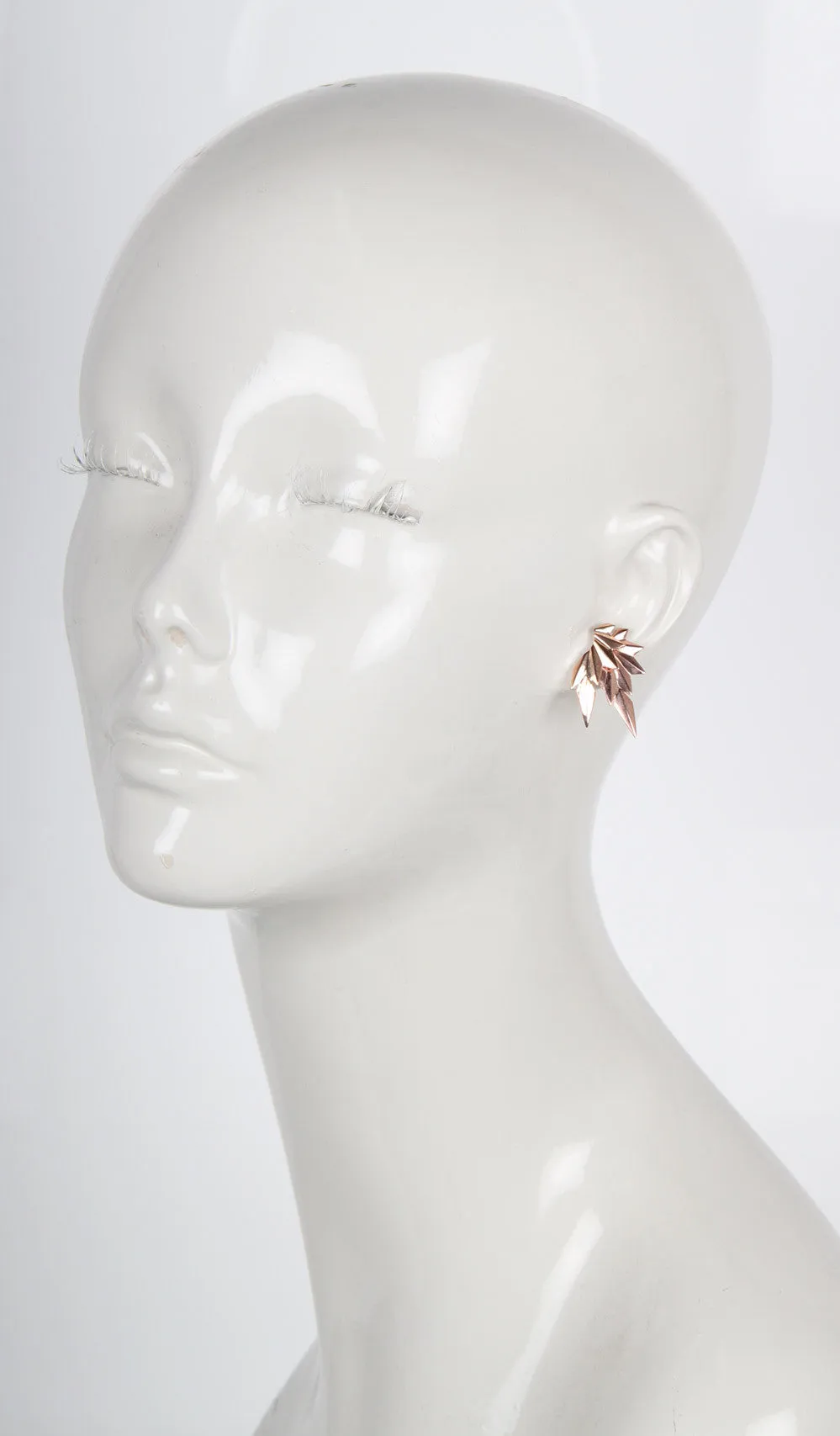 Maria Black Jewellery Wing Reverse Earring, Rose Gold