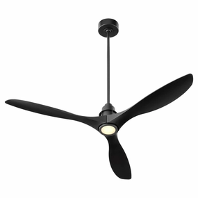 Marino 54"Ceiling Fan Matte Black affordable medium fans for summer