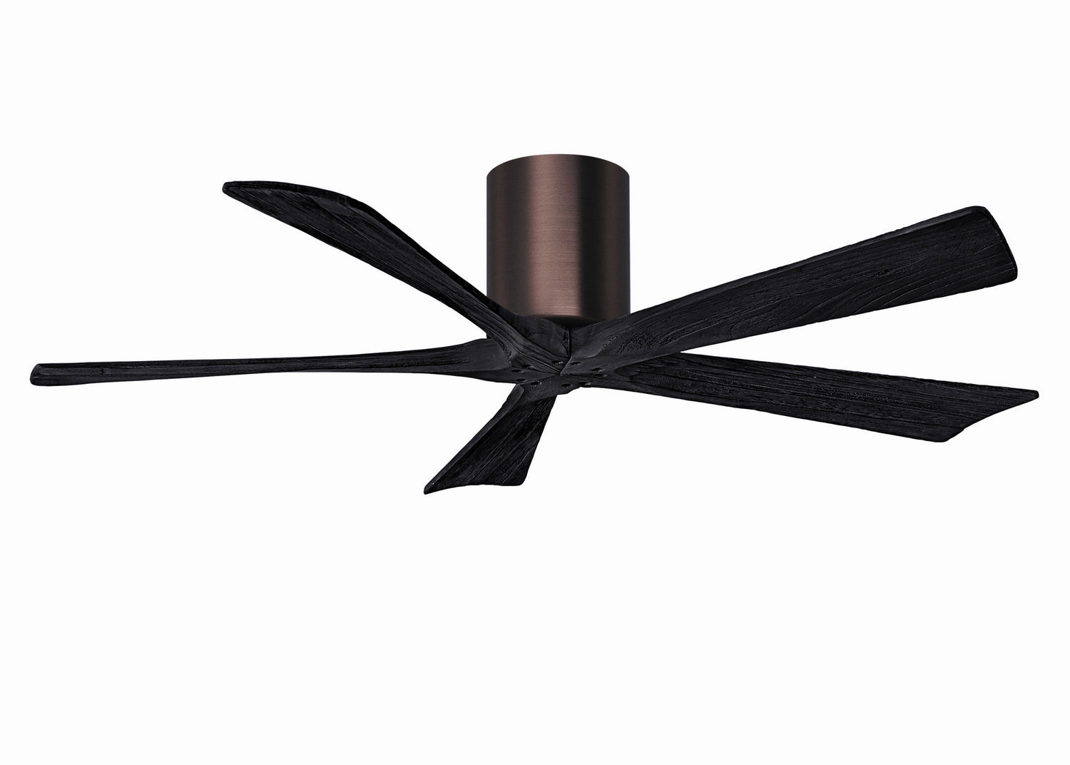 Matthews Fan Company Irene 5H 52" Indoor/Outdoor DC Hugger Ceiling Fan with wall control and remote low-noise indoor fans for peaceful settings