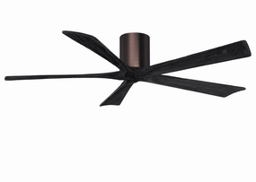 Matthews Fan Company Irene 5H 60" Indoor/Outdoor DC Hugger Ceiling Fan with Remote and Wall Control powerful indoor fans for whole-room cooling