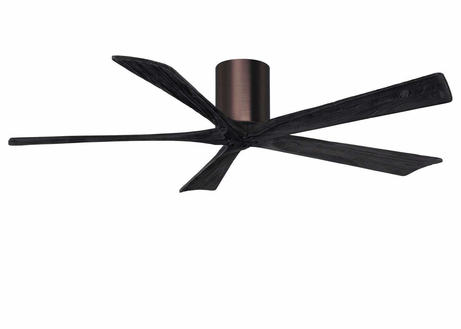 Matthews Fan Company Irene 5H 60" Indoor/Outdoor DC Hugger Ceiling Fan with Remote and Wall Control powerful indoor fans for whole-room cooling