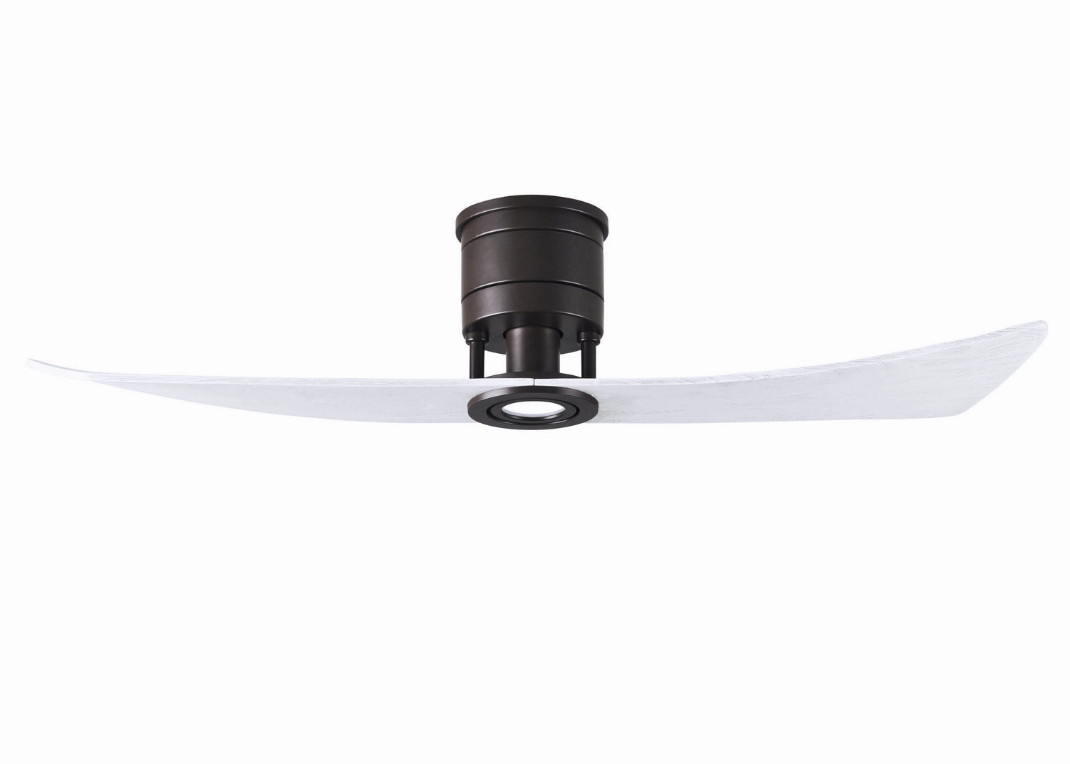 Matthews Fan Company Lindsay 52" Indoor/Outdoor 17W LED DC Hugger Ceiling Fan with Remote and Wall Control