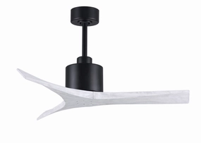 Matthews Fan Company Mollywood 42" Indoor/Outdoor Ceiling Fan with Remote and Wall Control adjustable indoor fans for cool airflow