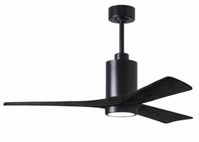 Matthews Fan Company Patricia 3 52" Indoor/Outdoor DC Ceiling Fan with Remote and Wall Control whisper-quiet fans for indoor comfort