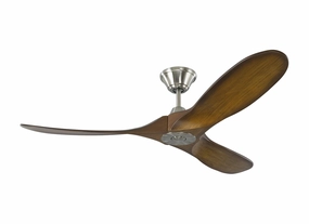 Maverick 52"Ceiling Fan Brushed Steel home cooling fans in medium size
