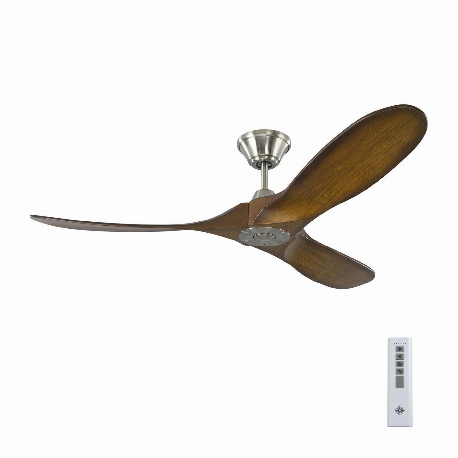 Maverick 52"Ceiling Fan Brushed Steel