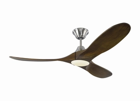 Maverick 52"Ceiling Fan Brushed Steel oscillating medium fans with strong airflow