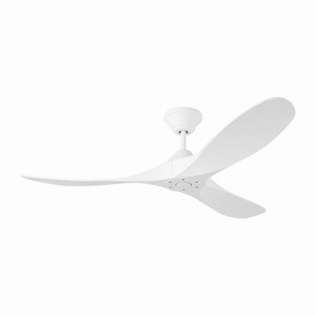 Maverick 52"Ceiling Fan Matte White modern medium fans for everyday cooling