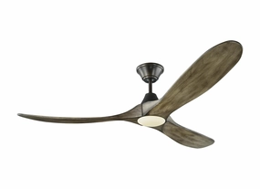 Maverick 60"Ceiling Fan Aged Pewter compact medium fans for desks and counters
