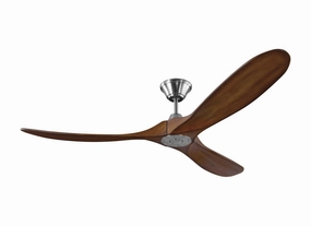 Maverick 60"Ceiling Fan Brushed Steel oscillating medium fans with strong airflow