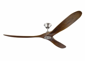Maverick 70"Ceiling Fan Brushed Steel portable medium fans with handle design