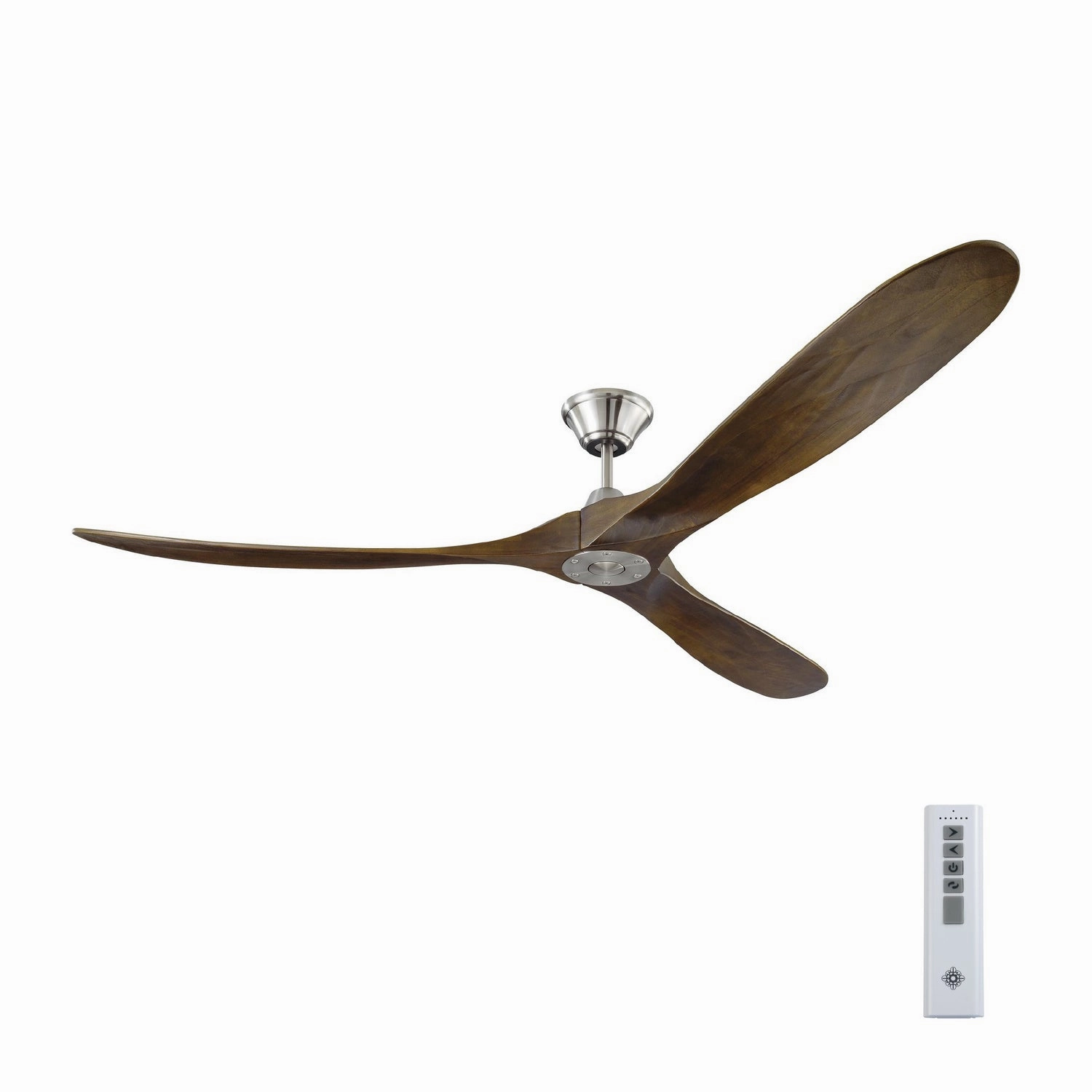 Maverick 70"Ceiling Fan Brushed Steel