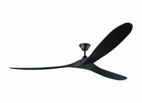 Maverick 88"Ceiling Fan Matte Black large electric fans for spacious rooms