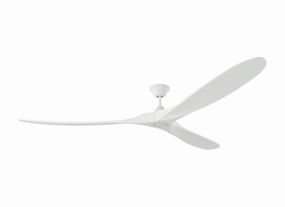 Maverick 88"Ceiling Fan Matte White large electric fans for spacious rooms