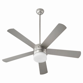 Maxwell 52"Ceiling Fan Satin Nickel portable medium fans with handle design