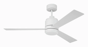 McCoy 3 Blade 52"Ceiling Fan White modern medium fans for everyday cooling