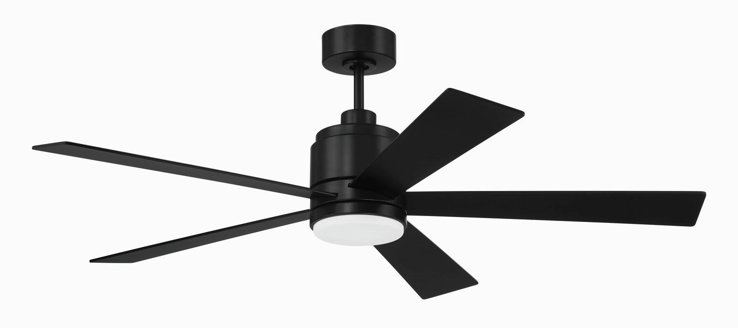 McCoy 52 5 Blade 52"Ceiling Fan Flat Black home cooling fans in medium size
