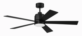 McCoy 52 5 Blade 52"Ceiling Fan Flat Black home cooling fans in medium size