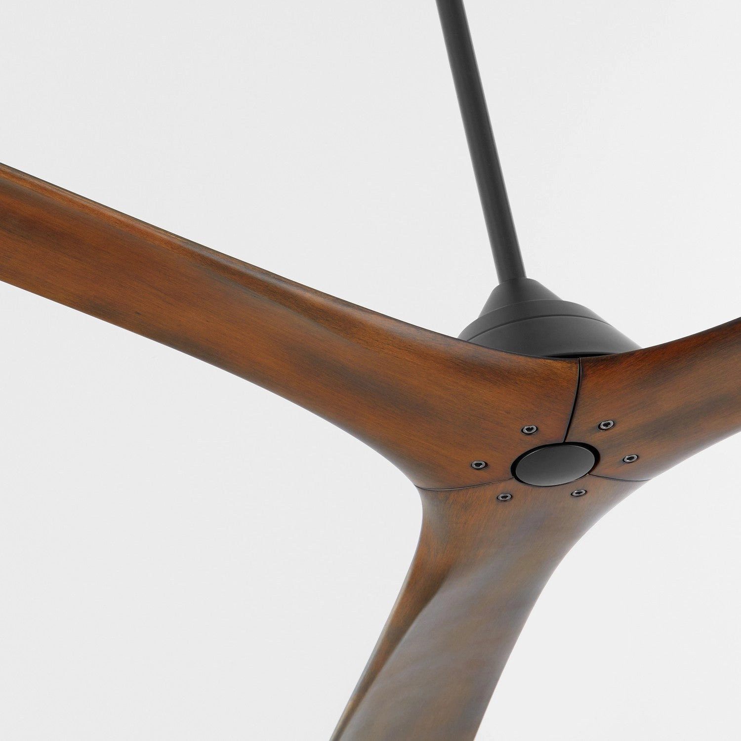 Mecca 72" Ceiling Fan Black / Walnut