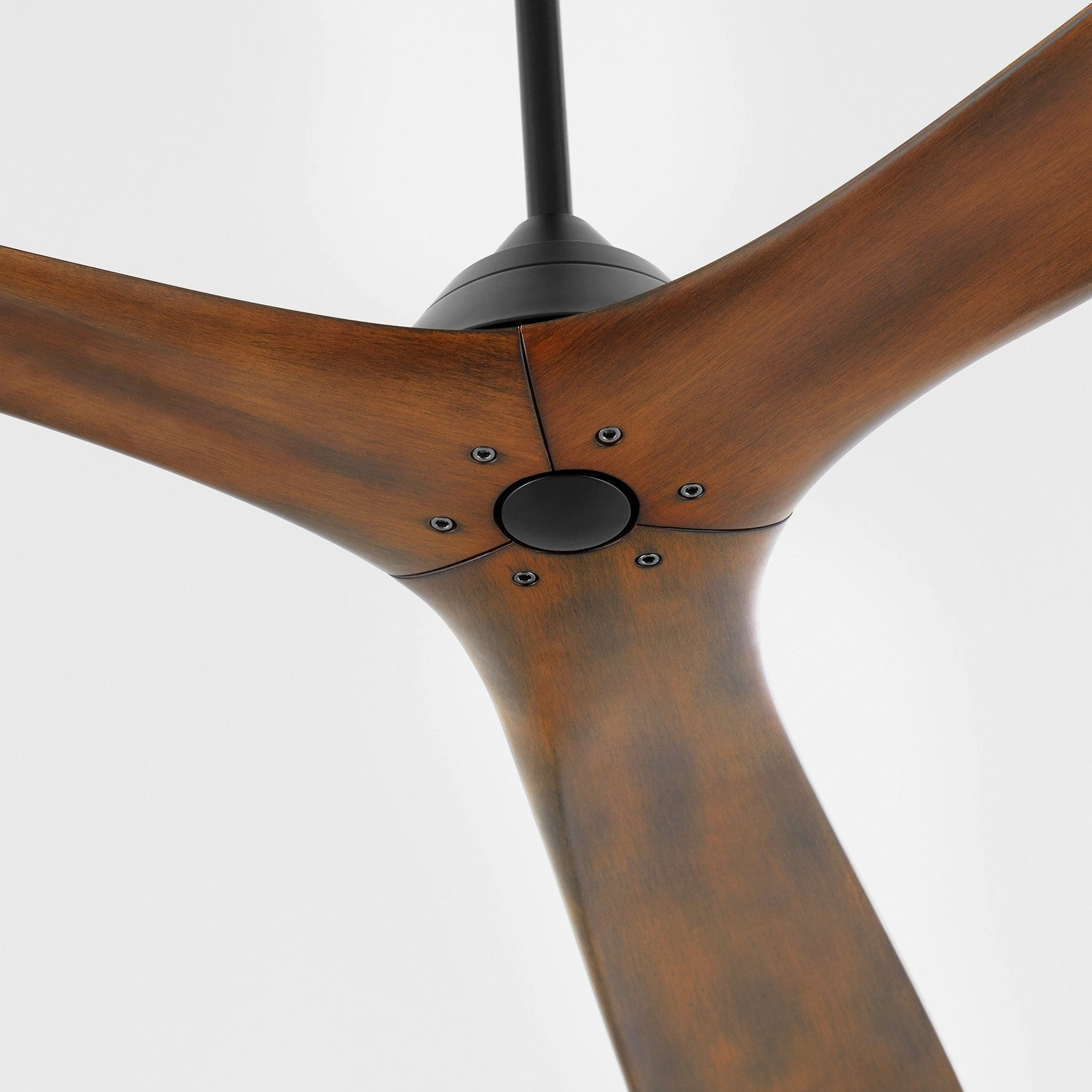 Mecca 72" Ceiling Fan Black / Walnut