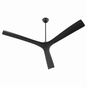 Mecca 72" Ceiling Fan Black large electric fans for spacious rooms