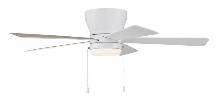 Merit 52"Ceiling Fan White space-saving huggers with modern style