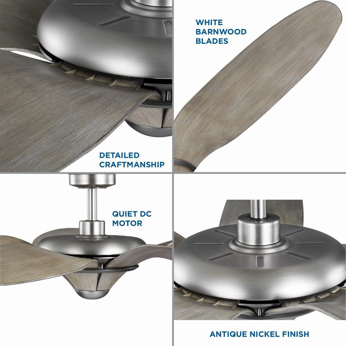 Mesilla 60" Ceiling Fan Antique Nickel