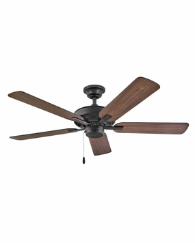 Metro 52"Ceiling Fan Matte Black home cooling fans in medium size