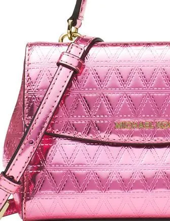 Michael Michael Kors Ava Mini Metallic Crossbody Michael Kors Bags