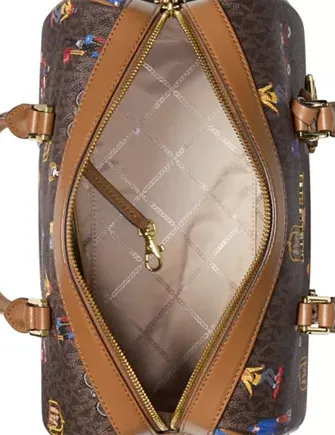 Michael Michael Kors Bedford Travel Leather Small Duffle Satchel Michael Kors Bags
