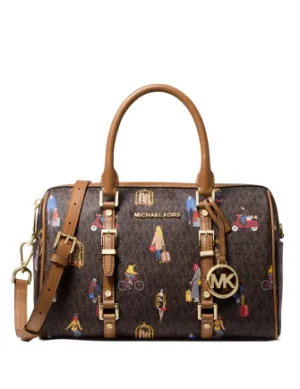 Michael Michael Kors Bedford Travel Leather Small Duffle Satchel Michael Kors Bags