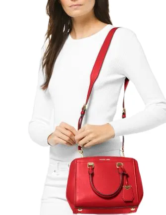 Michael Michael Kors Benning Leather Messenger Michael Kors Bags