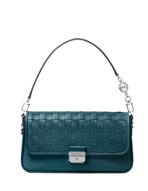Michael Michael Kors Bradshaw Woven Leather Convertible Shoulder Bag Michael Kors Bags