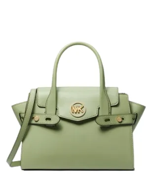 Michael Michael Kors Carmen Medium Faux Leather Belted Satchel Michael Kors Bags